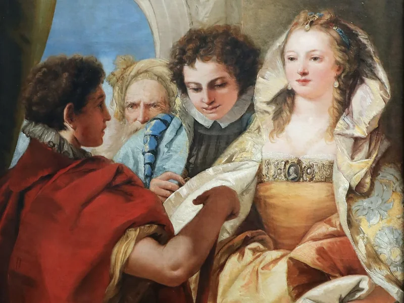 1727-Giandomenico Tiepolo - La continenza di scipione